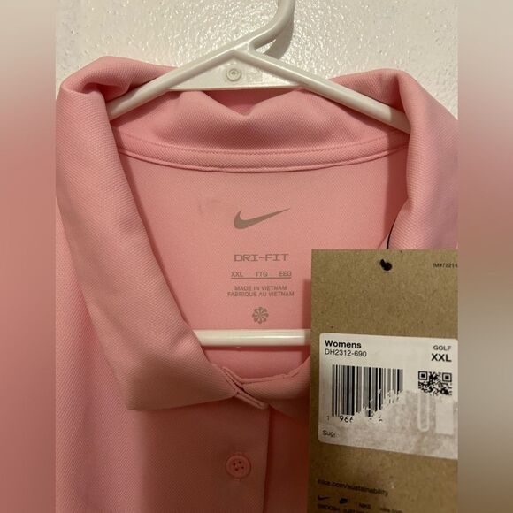 NWT Nike Women's Dri-FIT Victory Solid Sleeveless Golf Shirts Size XXL - Picture 3 of 8